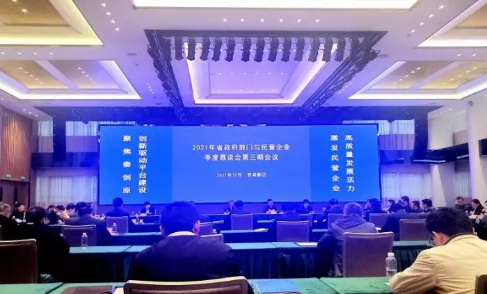 西馳電氣受邀參加2021年省政府部門與民營(yíng)企業(yè)季度懇談會(huì)第三期會(huì)議(圖1)